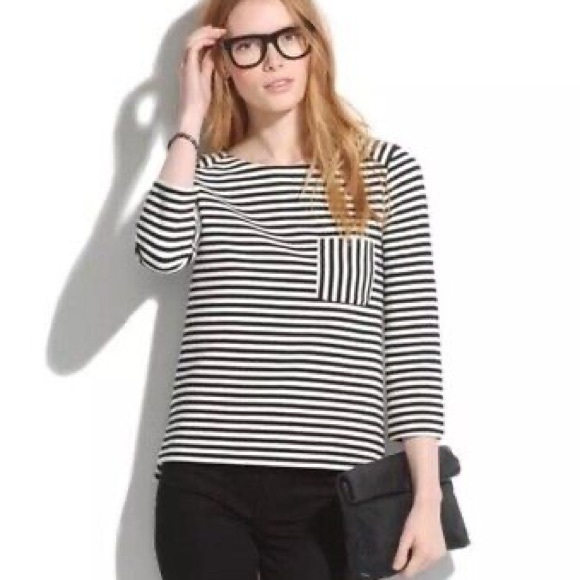 Madewell Ridgestripe Top - Picture 5 of 8